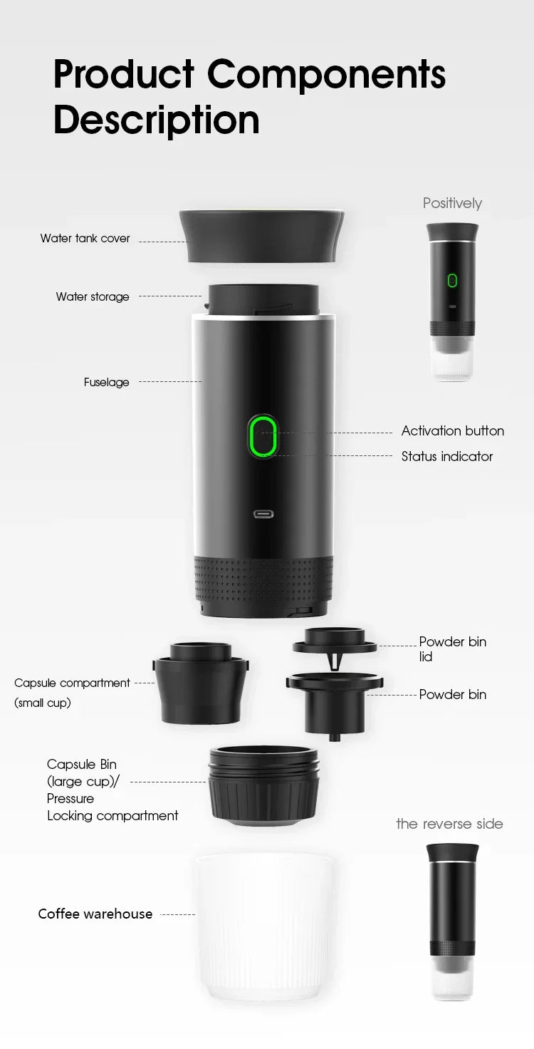 Portable Wireless Espresso Machine